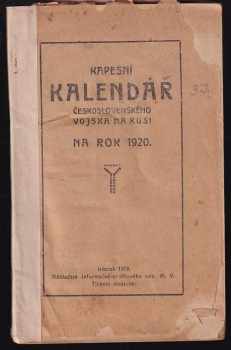 Kapesní kalendář československého vojska na Rusi