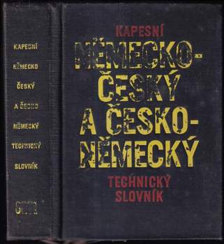 Kapesní německo-český a česko-německý technický slovník