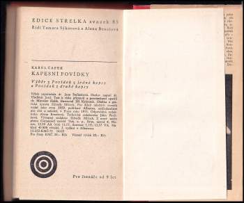Karel Čapek: Kapesní povídky
