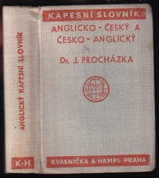Kapesní slovník anglicko-český a česko-anglický s připojenou výslovností