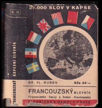 Kapesní slovník francouzsko-český a česko-francouzský s připojenou výslovností