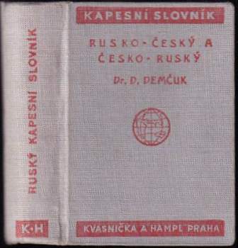 Kapesní slovník rusko-český a česko-ruský