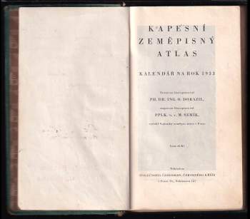 Otakar Dorazil: Kapesní zeměpisný atlas