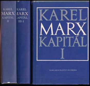 Kapitál I + II + III-1 - chybí poslední díl