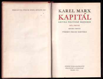 Karl Marx: Kapitál I + II + III-1