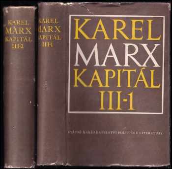 Karl Marx: Kapitál III-1 + III-2