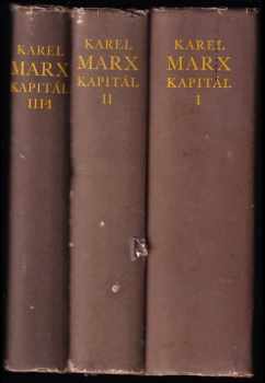 Karl Marx: Kapitál I + II + III-1