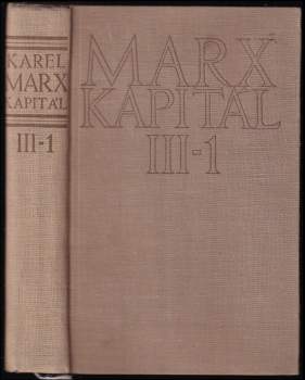 Kapitál - kritika politické ekonomie