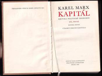 Karl Marx: Kapitál- kritika politické ekonomie