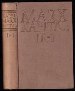 Karl Marx: Kapitál III-1