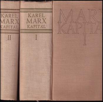 Karl Marx: Kapitál- Kritika politické ekonomie: Díl 1-2 (Výrobní proces kapitálu, Proces oběhu kapitálu)