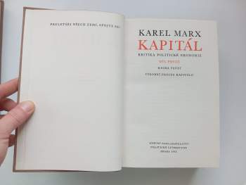 Karl Marx: Kapitál - kritika politické ekonomie