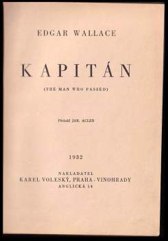 Edgar Wallace: Kapitán