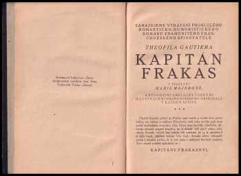 Théophile Gautier: Kapitán Frakas