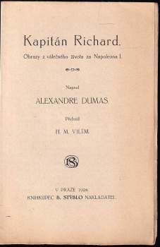 Alexandre Dumas: Kapitán Richard