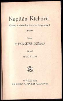Alexandre Dumas: Kapitán Richard