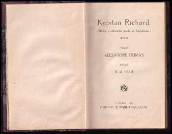 Alexandre Dumas: Kapitán Richard