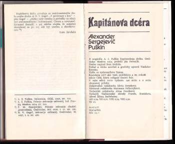 Aleksandr Sergejevič Puškin: Kapitánova dcéra