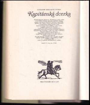 Aleksandr Sergejevič Puškin: Kapitánská dcerka