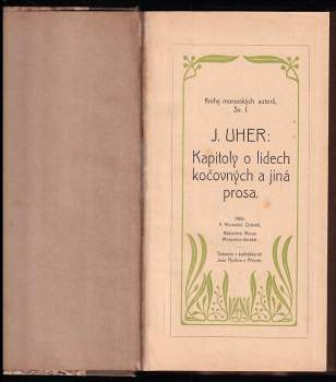 Josef Uher: Kapitoly o lidech kočovných a jiná prosa