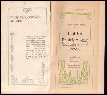 Josef Uher: Kapitoly o lidech kočovných a jiná prosa