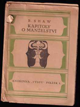 Bernard Shaw: Kapitoly o manželství
