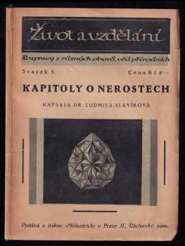 Ludmila Slavíková: Kapitoly o nerostech