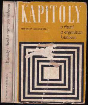 Kapitoly o řízení a organizaci knihoven