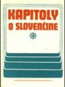 Kapitoly o slovenčine