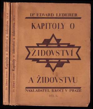 Kapitoly o židovství a židovstvu