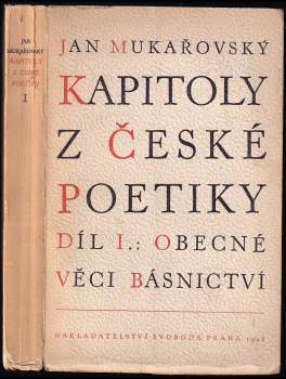 Kapitoly z české poetiky