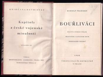 Rudolf Tschorn: Kapitoly z české vojenské minulosti