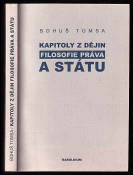 Kapitoly z dějin filosofie práva a státu
