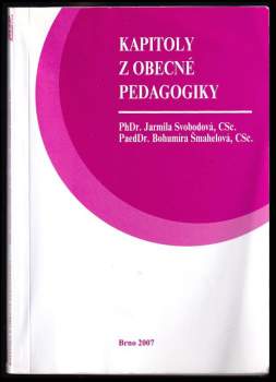 Kapitoly z obecné pedagogiky