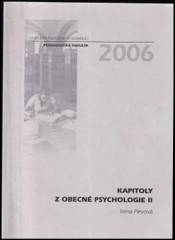 Kapitoly z obecné psychologie II
