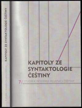 Kapitoly ze syntaktologie češtiny