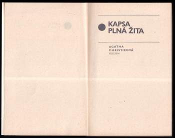 Agatha Christie: Kapsa plná žita