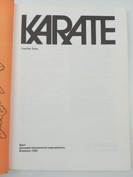 František Šebej: Karate