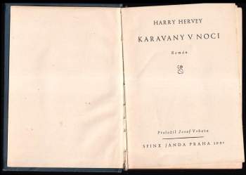 Harry Hervey: Karavany v noci