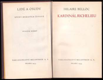 Hilaire Belloc: Kardinál Richelieu