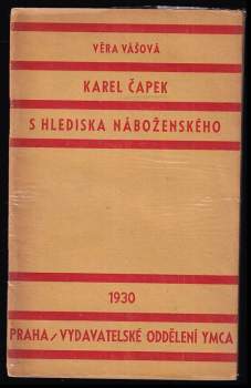 Karel Čapek s hlediska náboženského