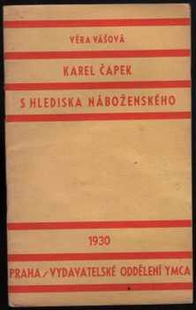 Karel Čapek s hlediska náboženského