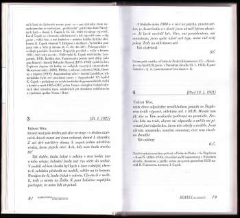Karel Čapek: Karel Čapek Věře Hrůzové
