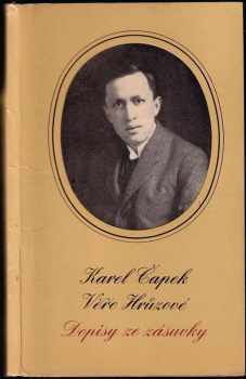 Karel Čapek Věře Hrůzové