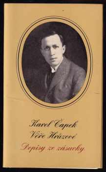 Karel Čapek Věře Hrůzové