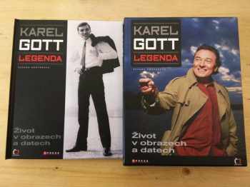 Karel Gott - legenda + BEZ DVD (OSTATNÍ PŘÍLOHY JSOU SOUČÁSTÍ) : život v obrazech a datech - Karel Gott, Zuzana Drotárová (2009, Computer Press) - ID: 761326