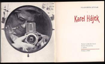 Vladimír Rýpar: Karel Hájek