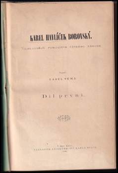Karel Tůma: Karel Havlíček Borovský
