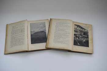 Karel Hloucha: Karel Hloucha - Dům v oblacích (1929), il. Z. Burian + Fr. Flos - Supové atlasu (1929) + H. Dominik - Kamelot milionářem (1930)