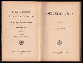 Jan Voborník: Karel Hynek Mácha